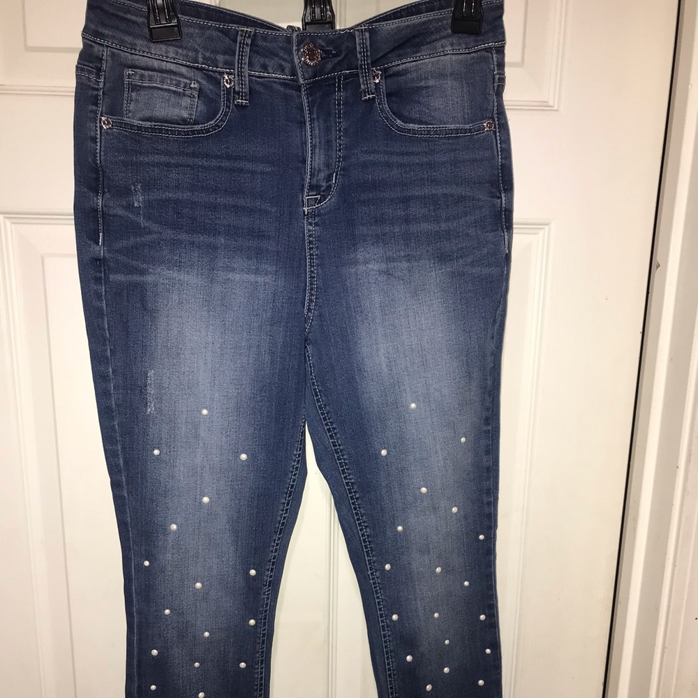 Seven7 Pearl Embellished Women’s Jeans